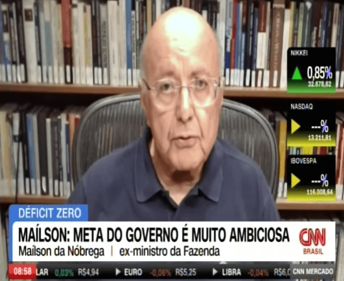 Déficit zero: Maílson da Nóbrega prevê dificuldades em aumentar arrecadação - CNN Brasil