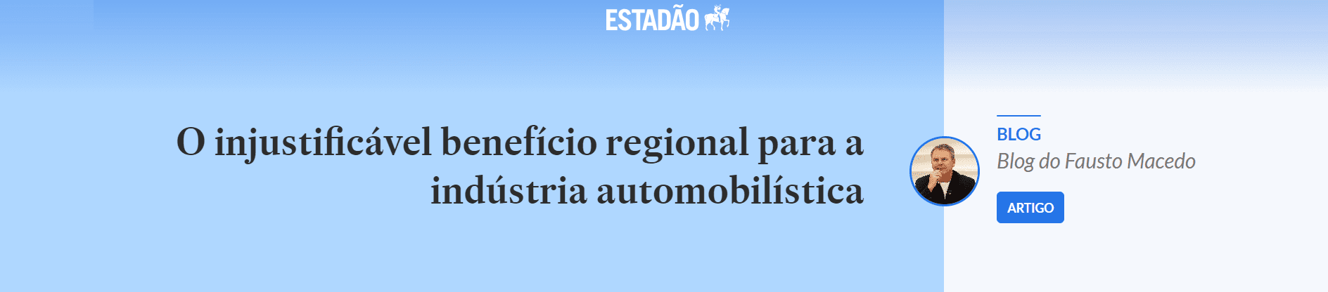 O injustificável benefício regional para a indústria automobilística - Estadão