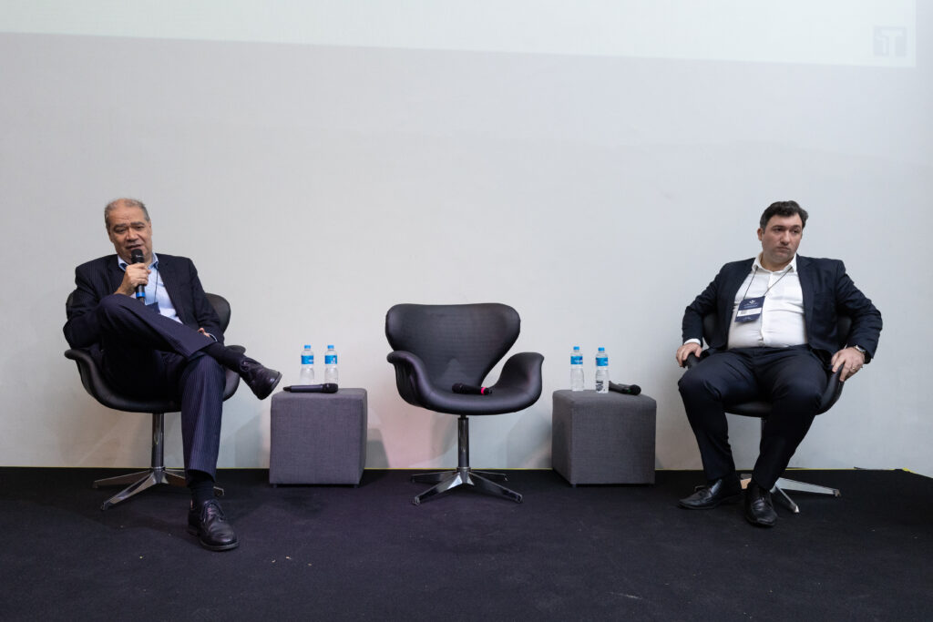 Ernesto Guedes e Mário Westrup na 1ª Conferência Brasileira de Securitização